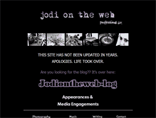 Tablet Screenshot of jodiontheweb.com